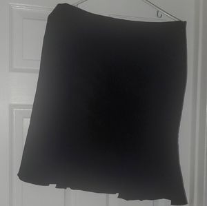 Black mid length skirt